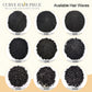 Afro Kink Curl Toupee for Black Men French Lace African American Human Hair Replacement Systems Breathable Hairpiece
