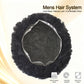 Afro Curl Toupee for Black Men Full Lace African American Gray Hair Replacement Systems Breathable All Transparent Lace Hairpiece Natural Hairline