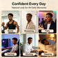 Hair Units for Black Men Thin Skin African American Men Full Poly Afro Curly Hair Units Wave Mens Hairpieces