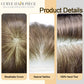 Hair Systems for Men Natural Hairline Human Hair Mens Toupee Swiss Lace Grey Wigs Bleached Knots French Lace Hairpiece