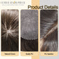 Mens Toupee Hairpiece European Human Hair Replacement Systems Soft Thin Skin Full Poly Durable Wig Units for Men
