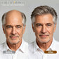 Fine Mono Poly Skin Toupee for Men with French Lace Front Natural Hairline Hair Replacement System