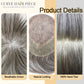 Fine Mono Toupee for Men Thin Skin Front Mens Toupee Human Hair Replacement System NPU Mens Hair Wig