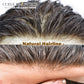 Fine Mono Poly Skin Toupee for Men with French Lace Front Natural Hairline Hair Replacement System