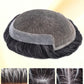 Mens Toupee Soft French Lace Front Hair Replacement System Bleached Konts Mens Hair System Lace Front Natural Hairline Wigs for Men BX2