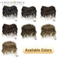 Swiss Lace Mens Topper V-Shape Frontal 18CM x 4CM Indian Remy Human Hair For Receding Hairline Front Hair Loss Stock Replacement System