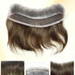 French Lace Mens Topper V- Shape Frontal Lace Front with PU Back 18CM x 4CM Indian Remy Human Hair For Receding Hairline Front Hair Loss Stock Replacement System