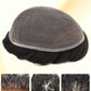 Mens Toupee Full French LACE Hairpiece Human HairReplacement System Transparent Lace Front Toupee for MenBleach Knots Wigs For Men Natural Hairline
