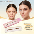 Human Hair False Eyebrows for Women, Hand-Tied with Invisible Lace Base – Natural Looking Fake Eyebrows for Thinning Brows & Alopecia #G3