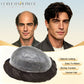 Mens Toupee Hairpiece European Human Hair Replacement Systems Soft Thin Skin Full Poly Durable Wig Units for Men